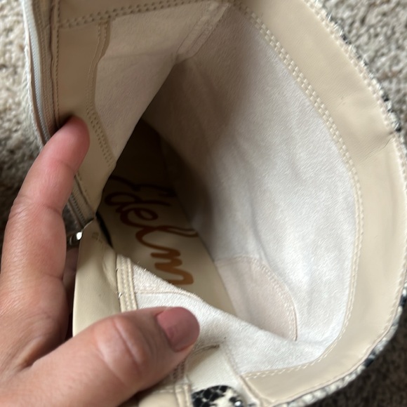 Sam Edelman Snake Pointed Toe Booties - Picture 8 of 9